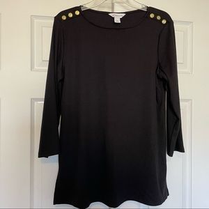 Liz Claiborne black sweater M